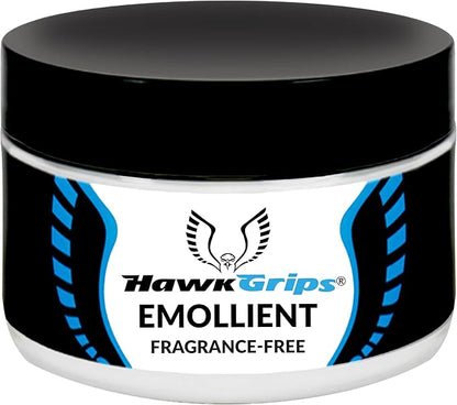 HawkGrips 2oz Unscented Massage Emollient, Oil-Based Vegan Formula with Shea Butter for IASTM & Soft Tissue Techniques, Smooth Lubrication, Non-Greasy Cream Alternative, Professional Use, Pack of 1