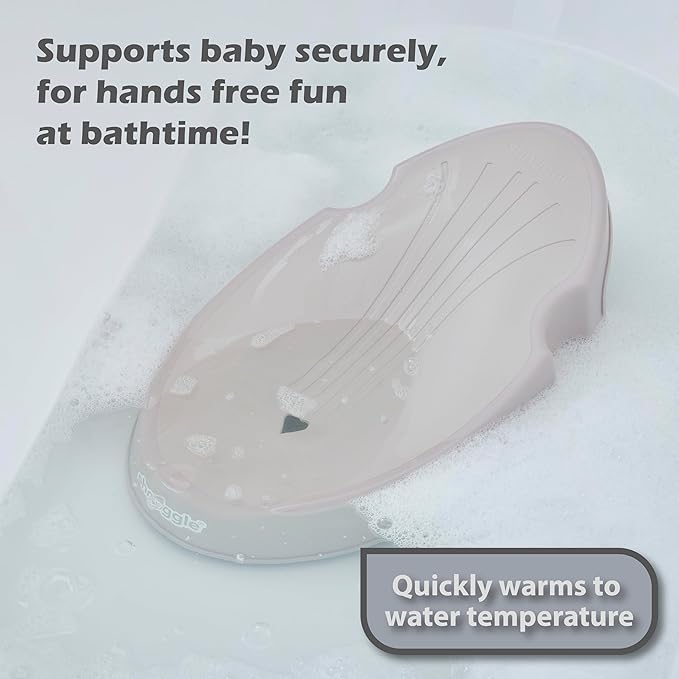 Shnuggle | Newborn Baby Bath Support | Ergonomic Soft-Touch Seat | Lightweight Non-Slip Base | Compact | Perfect for Babies up to 6 Months