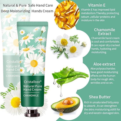 28 Pack Hand Cream Gifts for Women,Stocking Stuffers for Women,Teen Girls,Christmas Gifts for Teacher,Appreciation Gifts Bulk Gifts,Natural Plant Travel Size Lotion Hand Cream for Dry Cracked Hands