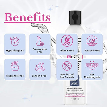 Theraplex Clear Emollient Lotion (8 oz) - No Parabens or Preservatives, Noncomedogenic and Hypoallergenic, Fragrance Free, Dermatologist recommended (2 Pack - Pour)