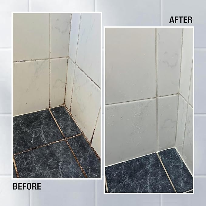 GlassGuard Miracle Stain Cleaner Gel for Hard Stains – Cleaning Gel for Grouts, Ceramic, Glass, Silicone, Caulk & More – Washing Machine Cleaner Front Loader (300 ml / 10 oz)