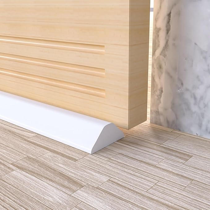 Collapsible Shower Threshold Water Dam, Shower Door Water Dam Barrier, Dry and Wet Separation Door Dam Water Stopper Kitchen Shower Threshold Silicon Water Blocker(98Inch)