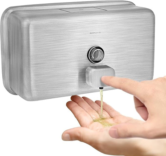 Alpine Wall Mounted Stainless Steel Liquid Soap Dispenser