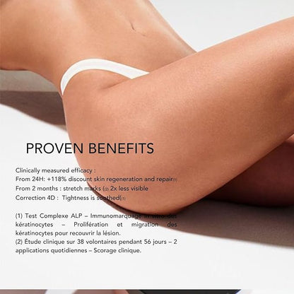 Lierac Phytolastil Stretch Mark Removal Concentrate & Stretch Mark Prevention Cream Gel Pack - Hydrates And Soothes Skin, Firms And Reduces Stretch Marks On Belly, Bust, Hips, Buttocks & Thighs