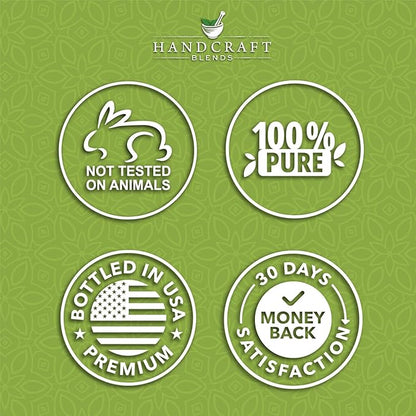 Handcraft Blends Rosemary Essential Oil – 0.33 Fl Oz – 100% Pure and Natural – Premium Grade Essential Oil for Diffuser and Aromatherapy, Skin, Massage, Candle and Soap Making Fragrance