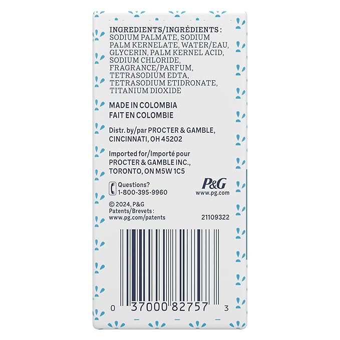 Ivory Gentle Bath Bar Soap, Designed for Whole Family, 99.44% Pure Formula with Plant-Based Cleansers, Made Without Heavy Perfumes, Parabens or Phthalates, Original Scent, 4.0 oz (4 Count)