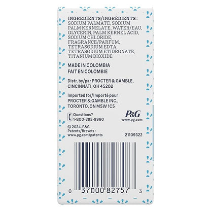 Ivory Gentle Bath Bar Soap, Designed for Whole Family, 99.44% Pure Formula with Plant-Based Cleansers, Made Without Heavy Perfumes, Parabens or Phthalates, Original Scent, 4.0 oz (4 Count)