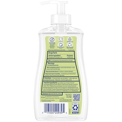 Dial Antibacterial Defense Liquid Hand Soap + Aloe, White Tea Scent, 11 Fl Oz (Pack of 4), Dermatologist-Tested Hand Wash, Gentle Formula