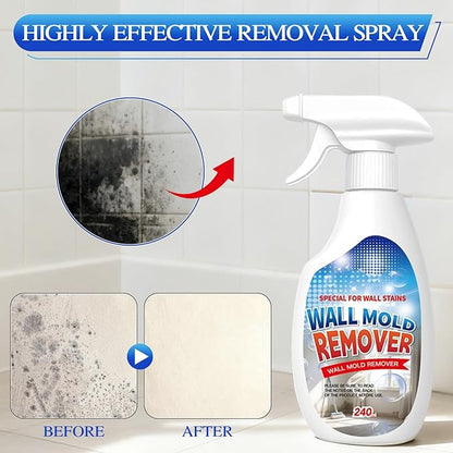 Highly Effective Removal Spray,Wall Cleaner Spray,Multi-Surface Cleaning Solution,Wall Cleaner for Wood,Tile,Fabric,Bathrooms,Kitchens - 8.12 Fl oz
