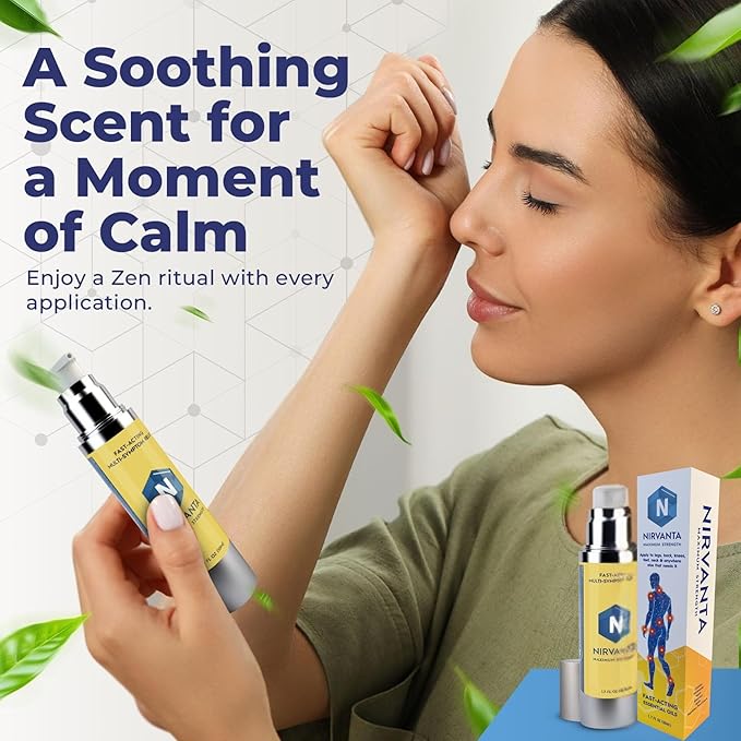 Maximum Strength Frankincense Oil for Pain of Hands, Muscle Pain, Feet, Joints, & Other Discomforts - Physician Formulated w/Frankincense Essential Oil for Pain, Lavender & Myrrh Oil for Skin