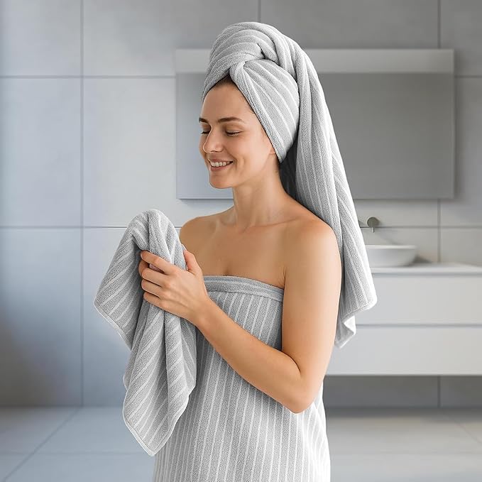 Microfiber Bath Towel 35x70 Inches - Ultra Soft Quick Dry, Lightweight for Gym, Spa, Travel | Hotel Grade & Multi-Use| Single Pack