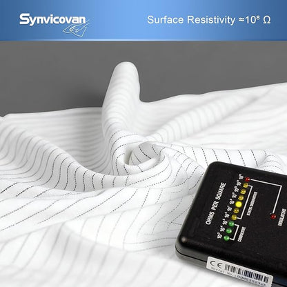 Anti-Static Microfiber Wipes 9"x9"(100 Pcs,Class 100, 200GSM) Lint Free Cloths Reusable Special ESD protection design is suitable for protecting sensitive electronic components and tools