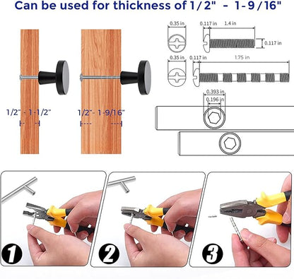 Ravinte 30 Pack Drawer Pulls 1-1/4 Inch Kitchen Cabinet Knobs Solid Round Dresser Drawer Knobs Matte Black Dresser Knobs Drawer Knobs Simple Cabinet Hardware for Cupboard Drawer Pulls