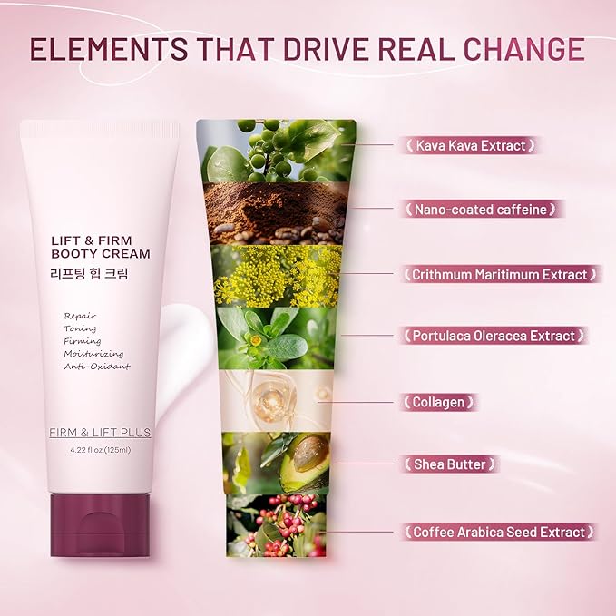 B TIGHT Cellulite Cream – Firming Body Cream for Smoothing, Tightening & Lifting Booty & Arms, Reduces Cellulite Appearance Korean Skincare 4.23 Fl Oz