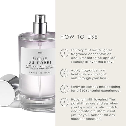 Le Monde Gourmand Papaye Tropique Hair & Body Mist - 3.4oz (100ml) - Floral, Fruity, Sandalwood Fragrance Notes