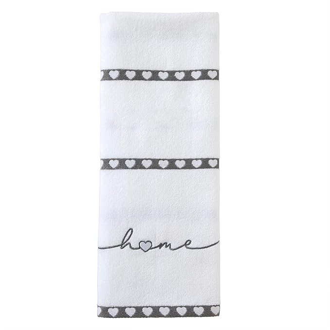 SKL Home Heart in Home Hand Towel Set, 2 Count