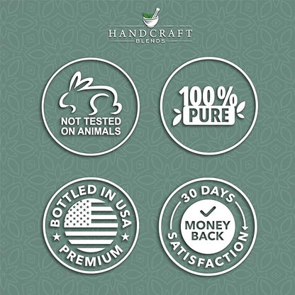 Handcraft Blends Eucalyptus Essential Oil – 0.33 Fl Oz – 100% Pure and Natural – Premium Grade Essential Oil for Diffuser and Aromatherapy, Skin, Massage, Candle and Soap Making Fragrance