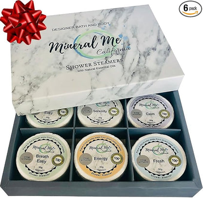 Shower Steamers Aromatherapy - Organic Natural Shower Bombs Vapor Tablets, Aromatherapy for Home Spa, Relaxing Self Care Gift for Men, Women, Stocking Stuffers, Christmas Gifts for Him, Her, Coworker