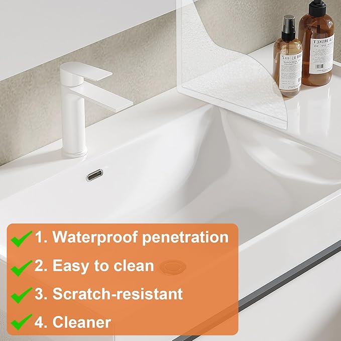 2 Pack Shower Corner Water Guard, Shower Splash Guard Acrylic Self-Adhesive for Bathtub Tub Edges, 8.26×7.28 In Waterproof Curtain Barrier, Bathroom Accessories Water Blocker for Corner Control
