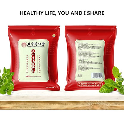 30 Pack Ginger Herbal Foot Soak Spa - 900g Natural Plant Blend with Mugwort & Saffron, Relaxing Aromatherapy Bath for Home Wellness Routine 艾草生姜中药泡脚包900g