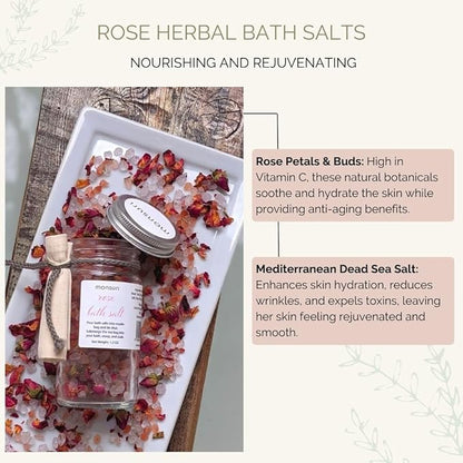 Self Care Gift Basket for Mom: New Mommy Care Package Pampering Gift Set with Bath Accessories and Natural Skincare Products. Our Spa Day Kit for Women is the ideal Birthday Gift Basket for her.