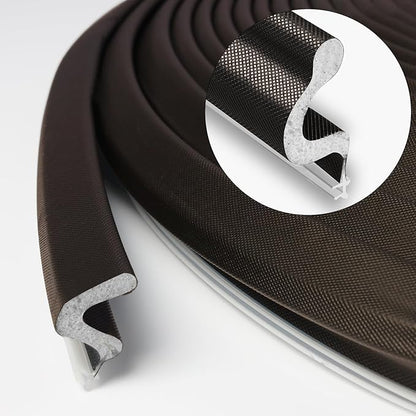 Storystore Door Weather Stripping 59 FT, Foam Kerf Weather Stripping Door Seal for Doors and Windows Insulation with Slot Card Frame
