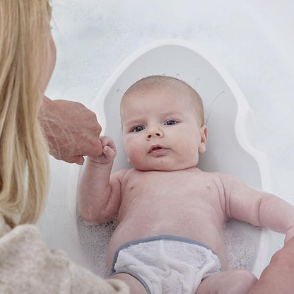 Shnuggle | Newborn Baby Bath Support | Ergonomic Soft-Touch Seat | Lightweight Non-Slip Base | Compact | Perfect for Babies up to 6 Months