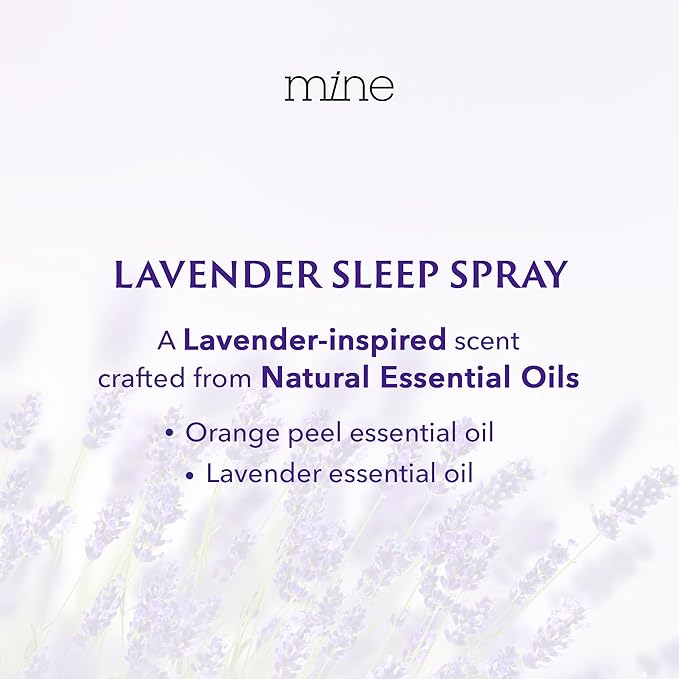 Lavender Sleep Spray with Melatonin - Stocking Stuffers for Teen Girls and Women – Natural Pillow Mist for Relaxing Sleep, Calming Bed Spray for Adults