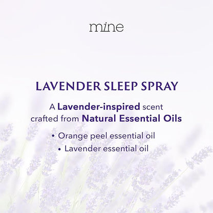 Lavender Sleep Spray with Melatonin - Stocking Stuffers for Teen Girls and Women – Natural Pillow Mist for Relaxing Sleep, Calming Bed Spray for Adults