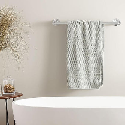 Brushed Nickel 5 Piece Bathroom Hardware Set Towel Rack Set Adjustable Expandable Bathroom Accessory kit Towel Bar for Bath Wall Mounted