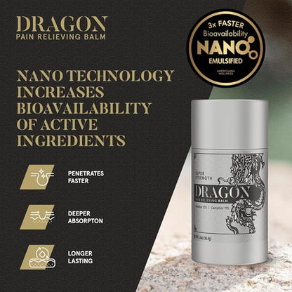 Dragon Balm 3.4oz Roll-Up Super Silver Strength