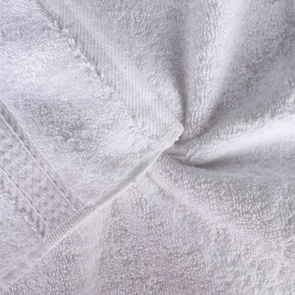BLUENILEMILLS Madison Egyptian Cotton Towels, Towel Set for Bathroom, Shower, Hotel, Plush, 800 GSM, Highly Absorbent and Ultra-Soft Towels, Bath Essentials, 8 Piece Assorted Towel Set, White