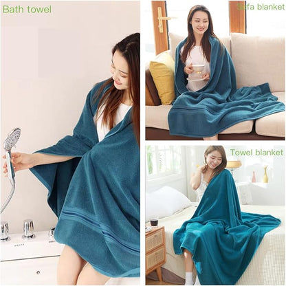 Bath Sheet,Oversized Bath Towel,Beach Towel, 40x73 inches, Extra Large,100% Luxury Cotton, Super Soft & Absorbent (Grey, Extral Large)
