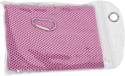 Portable Quick Dry Gym Towel Wicking Workout Cooling for Hiking Gym Sports Light Weight Washcloth Compact Travel Cooling Sweat