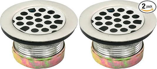 Everflow Stainless Steel Duplex Sink Strainer (Pack of 2)
