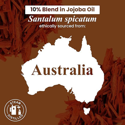 Handcraft Blends Sandalwood Essential Oil – 1 Fl Oz – Pure and Natural – Premium Grade Essential Oil for Diffuser and Aromatherapy, Skin, Massage, Candle and Soap Making Fragrance