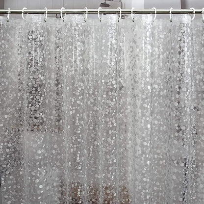 Bostofy Extra Long Shower Curtain Liner, Heavyweight Liner with Magnets and Rust-Proof Metal Grommets, Waterproof Shower Liner for Bathroom, 72' W x 78' H