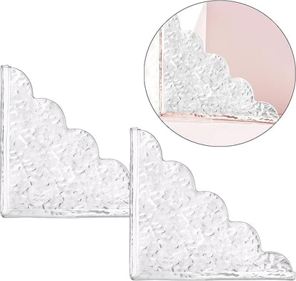 KR. LIF Bath Tub Splash Guard, Shower Water Guard for Bathtub Corner, Tub Corner Water Guard, Tub Edge Splash Guard for Bathroom