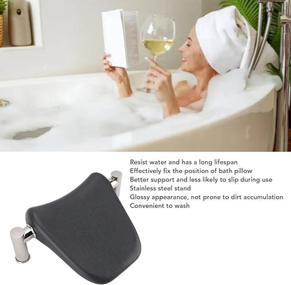 Bath Pillows Bathtub Pillow with Bracket, Ergonomic Design for Head and Neck Support, Luxury Bath Tub Accessories for Spa Relaxation at Home