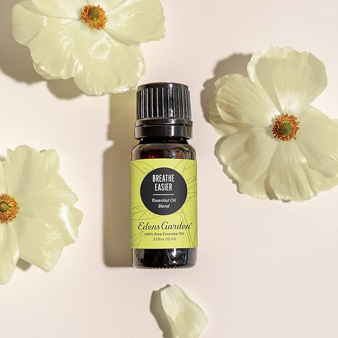 Edens Garden Breathe Easier Essential Oil Blend- 100% Pure Premium Grade, Undiluted, Natural, Therapeutic, Aromatherapy, The Best for Skin, Humidifiers, Candle 30 ml (1 fl oz)
