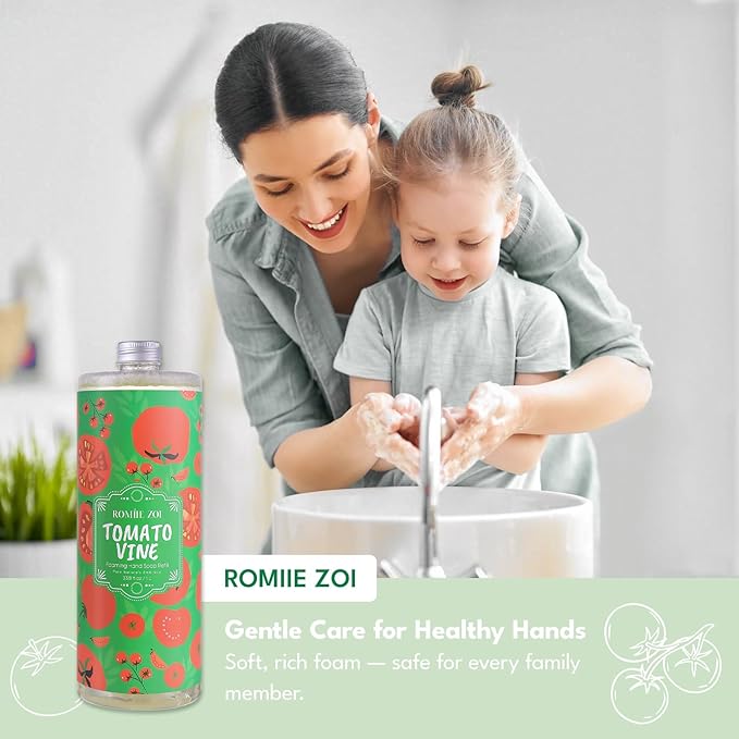 ROMIIE ZOI Liquid Hand Soap Refill, Tomato Vine, Gentle & Moisturizing Formula, 750 ML/ 26 FL OZ