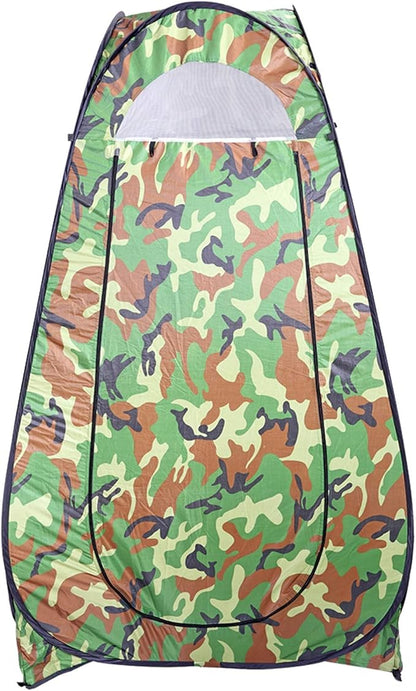 Pop Up Privacy Shower Tent,Portable Outdoor Bathroom Toilet Changing Dressing Room,Instant Rain Shelter for Camping & Beach,Lightweight & Sturdy, Easy Set Up, Foldable, with Carry Bag (Camouflage)