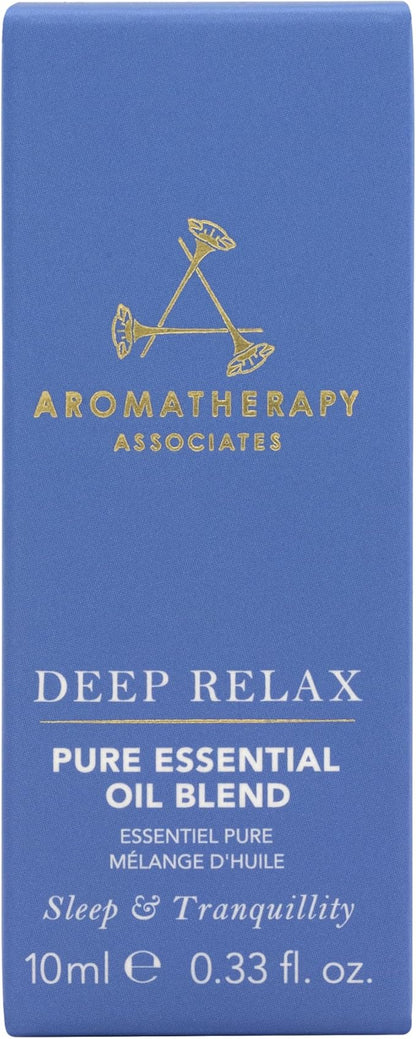 Aromatherapy Associates Deep Relax Pure Essential Oil Blend. Premium Undiluted Blend. Hand-Crafted with Vetivert, Chamomile and Sandalwood (0.33 fl oz)