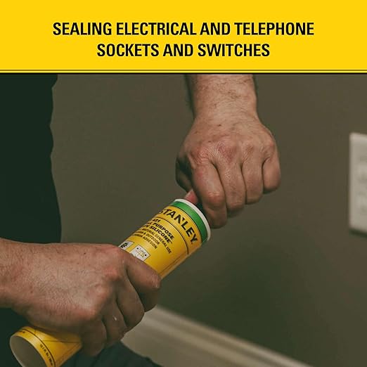 Stanley S421 All-Purpose RTV Silicone Sealant (24 x 10.1 fl.oz.) – 100% Waterproof Clear Caulk | Industrial-Grade Silicone for Kitchen, Bathroom, Shower, Window, Door, Indoor & Outdoor Use | 24 Pack