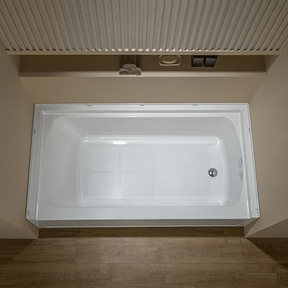 WOODBRIDGE 60” x 32” Alcove Soaking Bathtub in white with Right-Hand Drain Hole