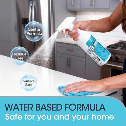 Ceramic Coating Spray for Stainless Steel & Glass - Fingerprint & Water-Spot Repellent, Long-Lasting Surface Protection for Kitchen & Bath (500ml)