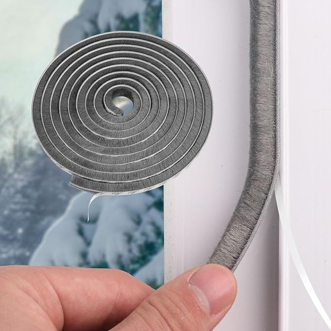 40FT Window Weather Stripping Door Seal - Weather Strip Insulation for Door Frame & Window, Soundproofing Weather Stripping