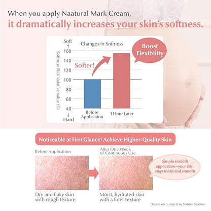 Mama&Kids Natural Mark Cream 16.58 oz (470g), Stretch Mark Cream For Pregnancy, A moisture-rich cream, Pregnancy Skin Care