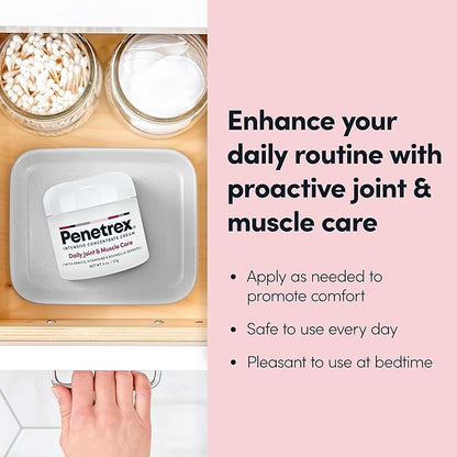 Penetrex Joint & Muscle Therapy - Soothing Muscle Rub for Back, Neck, Hands, Feet - Premium Whole Body Rub with Arnica, Vitamin B6 MSM & Boswellia - Non-Greasy 2oz Cream