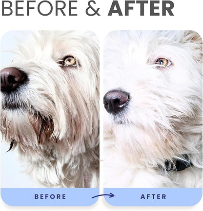 Lillian Ruff PRO Formula Berry Blue Brightening Pet Shampoo - Ultra-Hydrating Professional Whitening Dog Shampoo, Vivid Show-Quality Coat Enhancer, Tear Stain & Odor Eliminator With ProVitamin B5 16oz